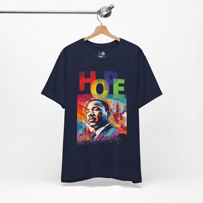 MLK Jr Hope Graffiti Art Unisex Short Sleeve Tee