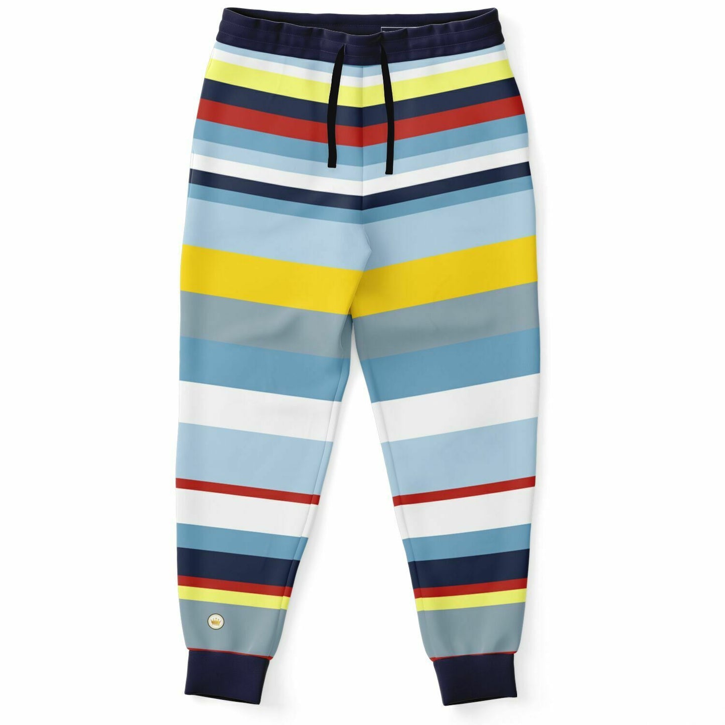 Marine Layer Blue Rugby Stripe Eco-Poly Joggers