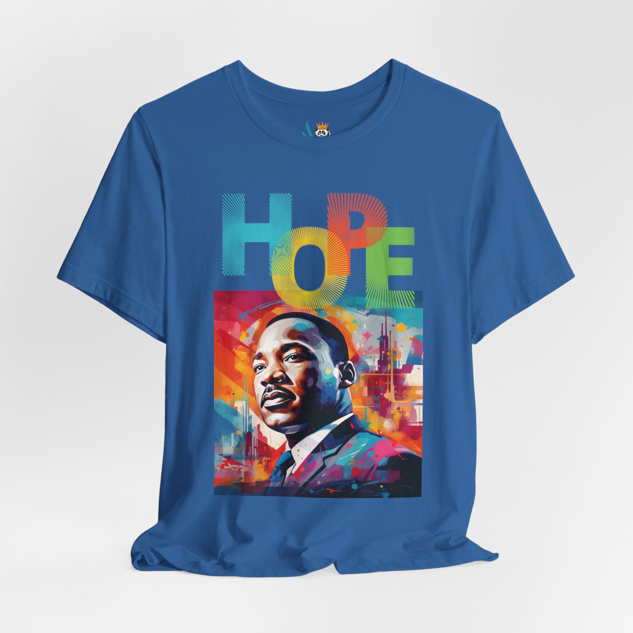 MLK Jr Hope Graffiti Art Unisex Short Sleeve Tee