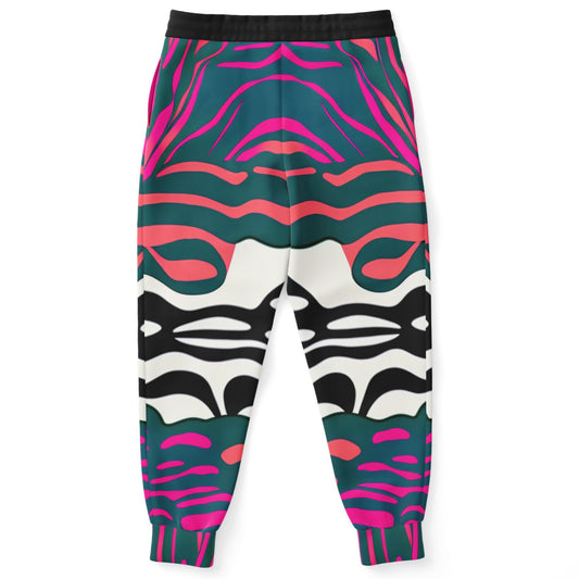 Electrified Zebra Eco-Poly Unisex Joggers