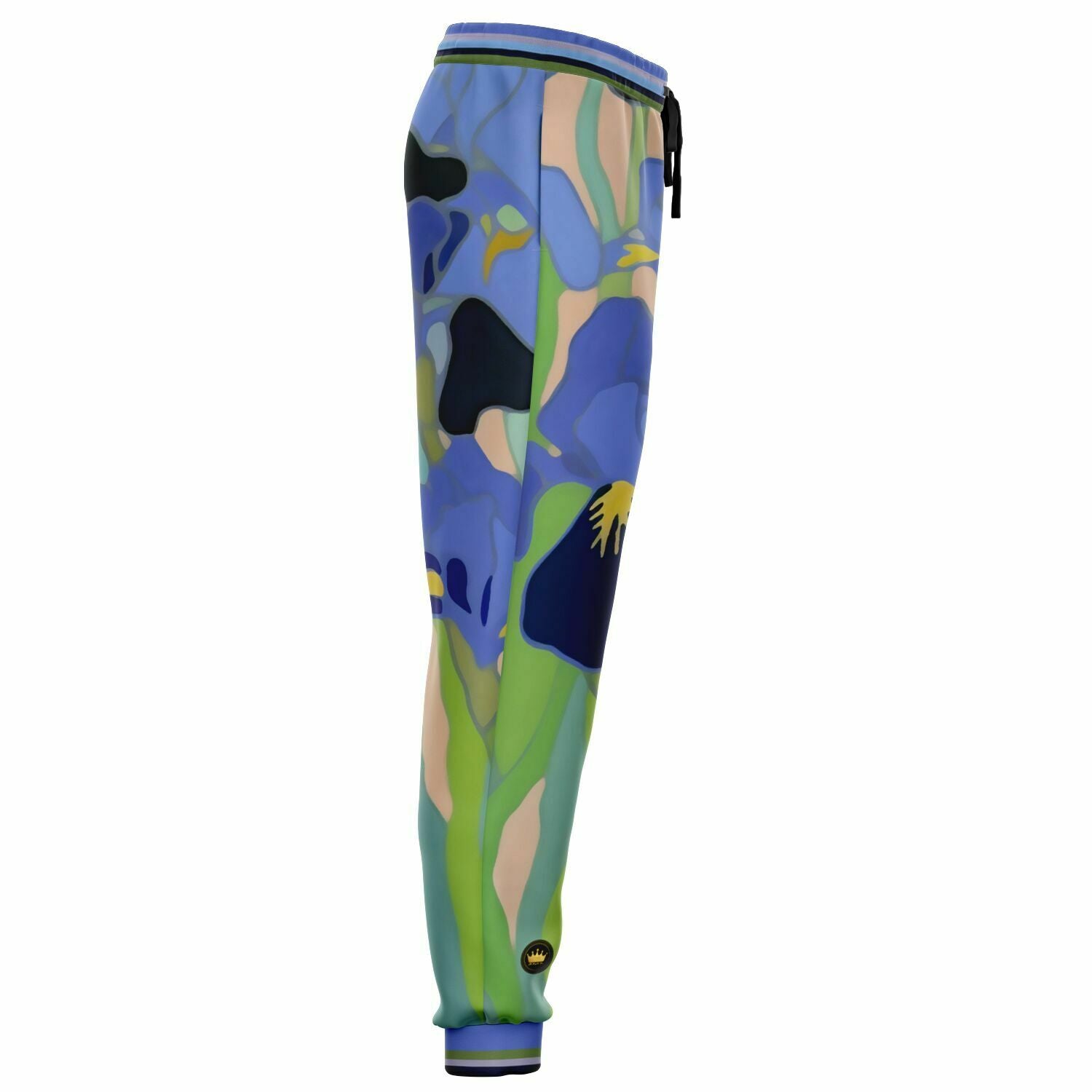 Joggers unisex de poliéster ecológico THS Signature de Iris Fields azules 