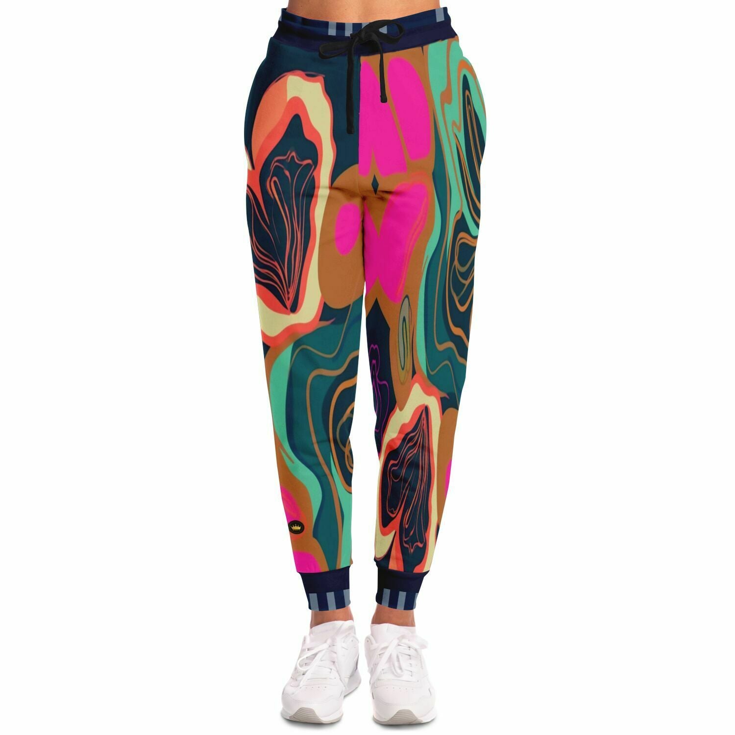 Joggers unisex de poliéster ecológico Big Floral Blossom 