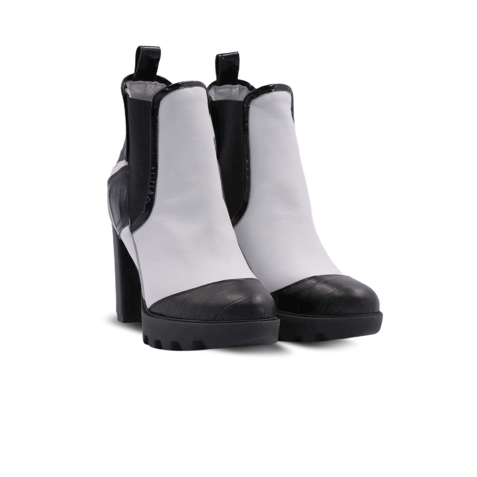 Piano Keys Elasticized Chelsea Ankle Boot - PRE-ORDER