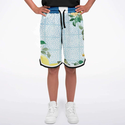 Santorini Tile Basketball Shorts