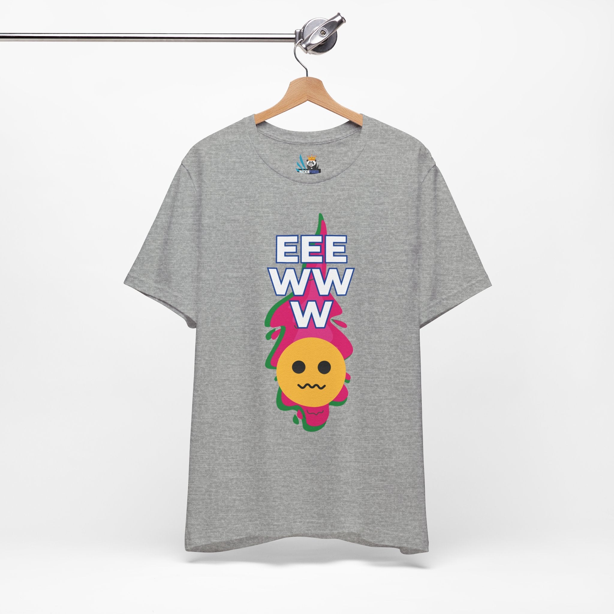 Eeewww Yuck Face Emoji Unisex Short Sleeve Tee