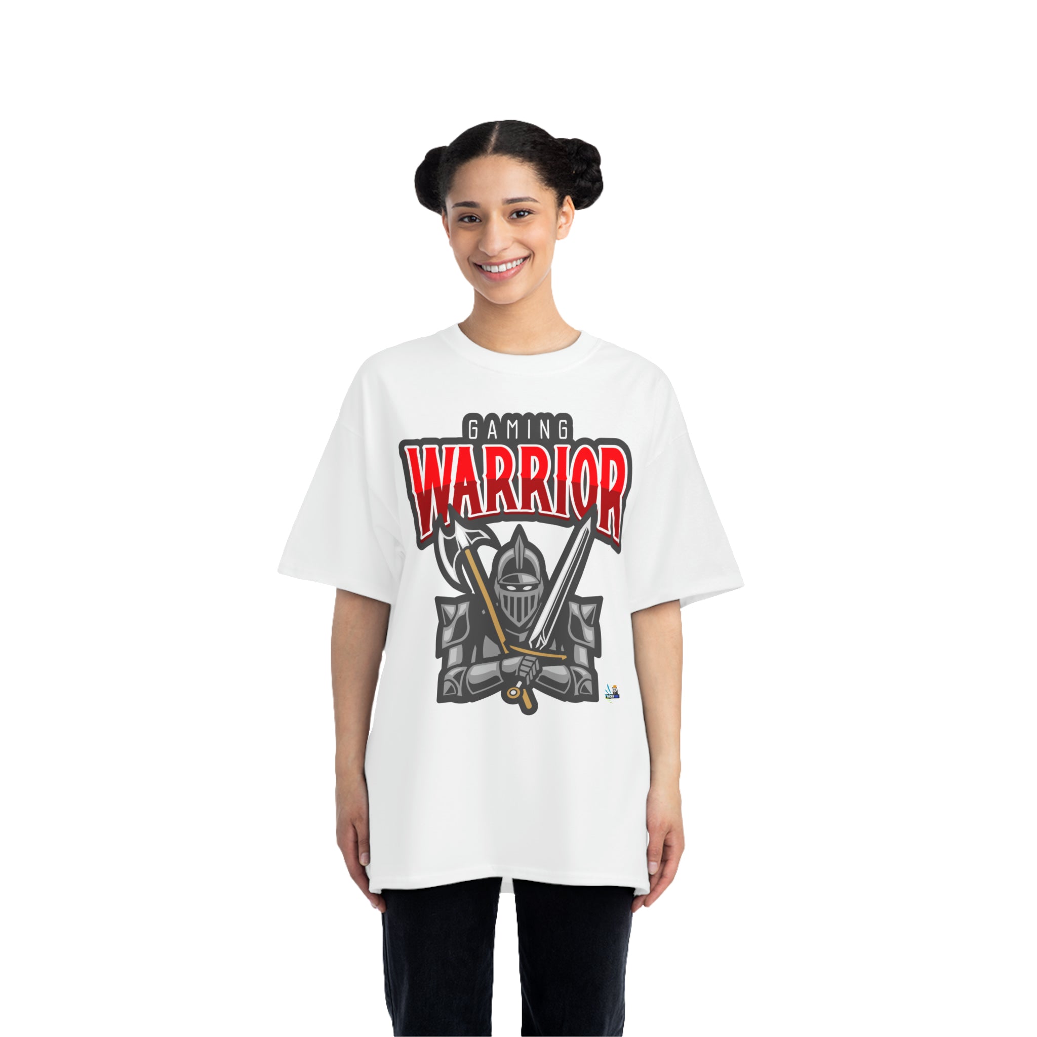 Gaming Warrior Shining Knight Heavyweight Unisex Gaming Tee