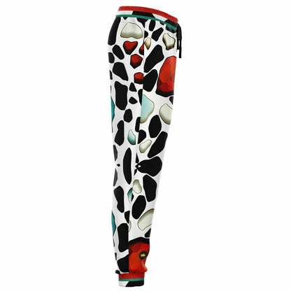 Red Jeweled Cow Eco-Poly Unisex Jogger