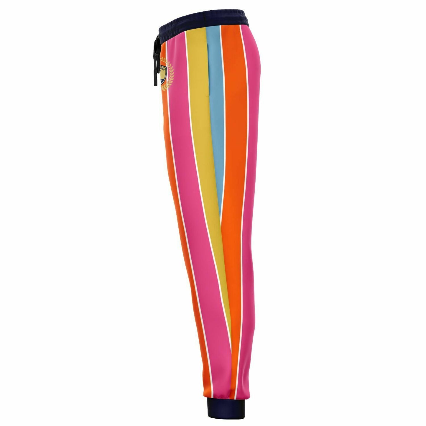 Spring Rain Rugby Stripe Eco-Poly Unisex Joggers