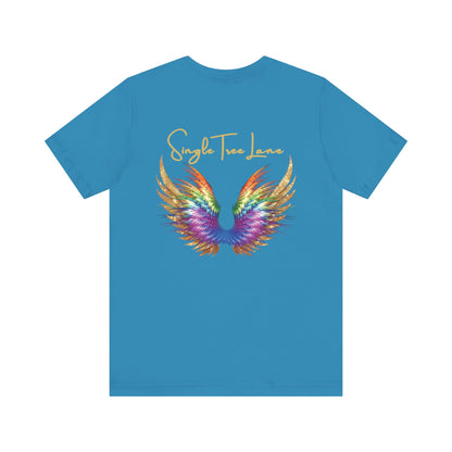 I am Love Angel Wings Short Sleeve Tee