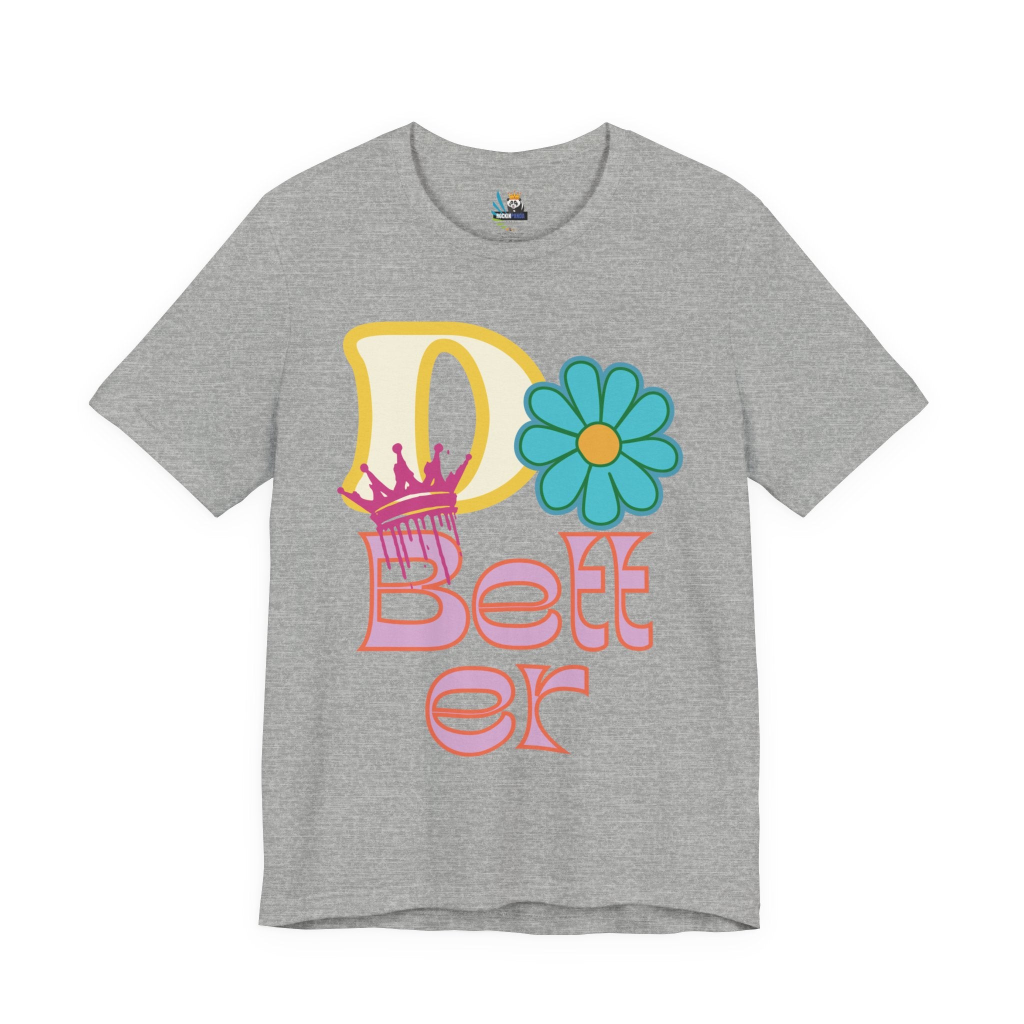 Do Better Hippie Vibe Floral Short Sleeve Tee