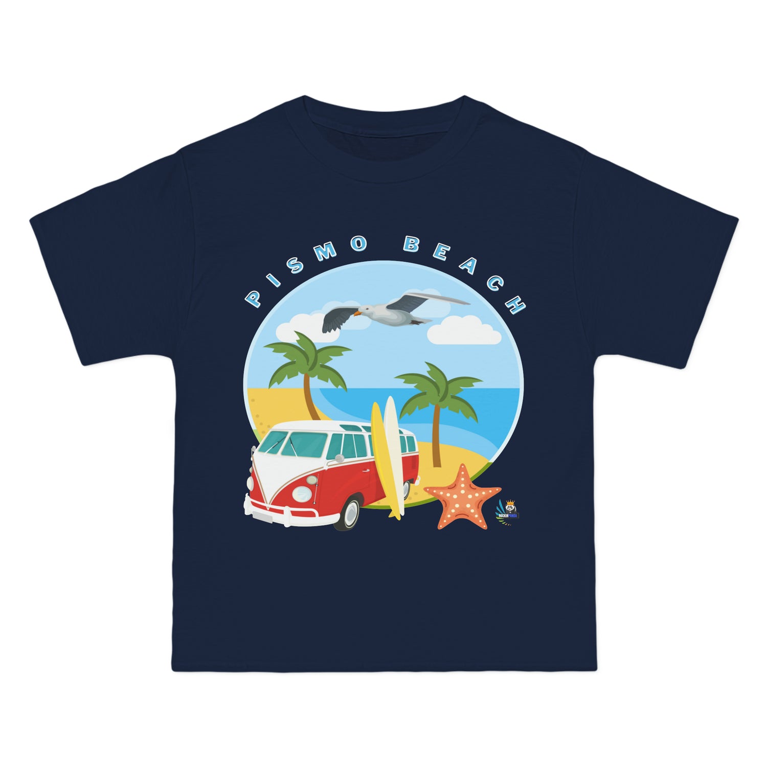 Camiseta de peso pesado Surf Pismo Beach California