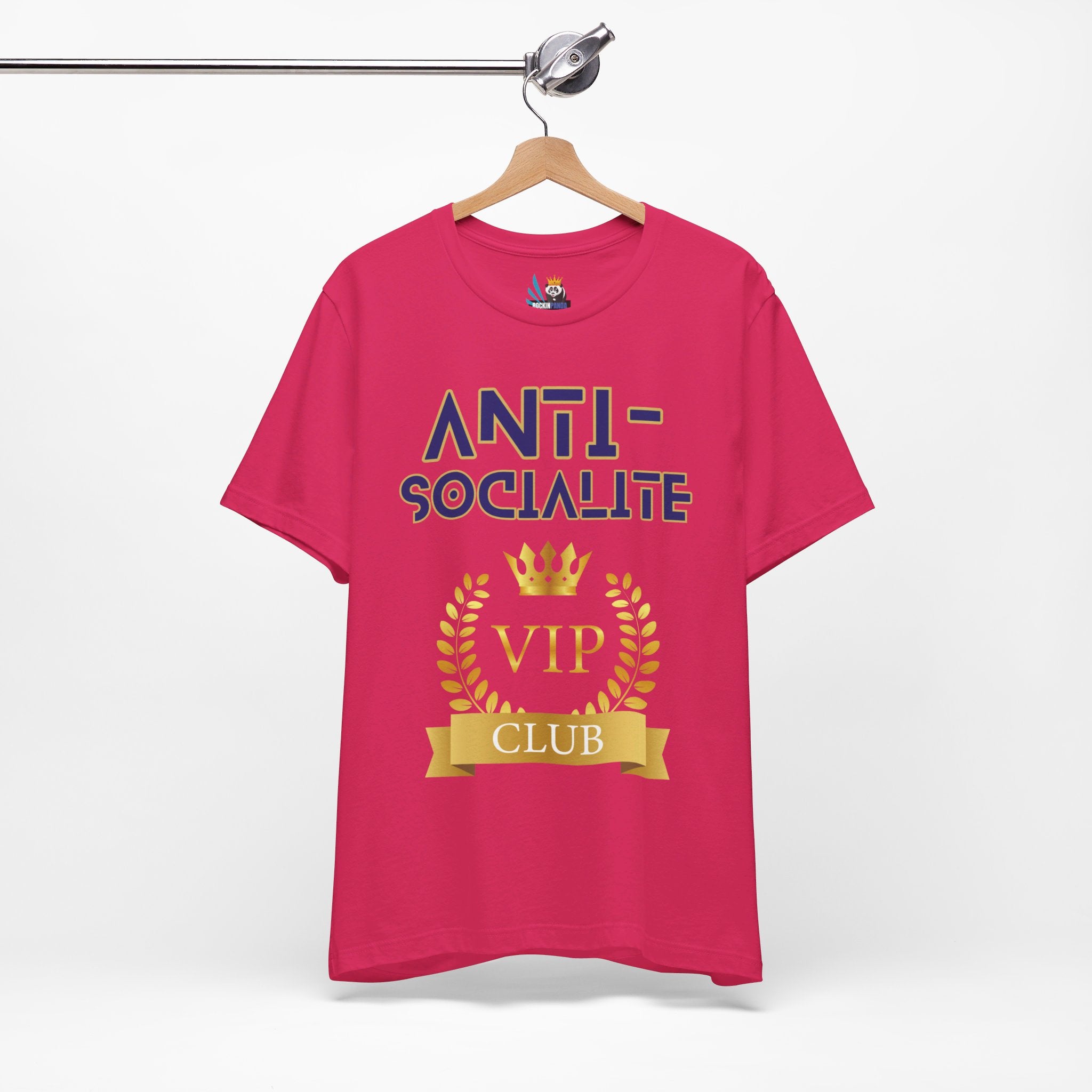 Anti-Socialite VIP Club Unisex Short Sleeve Tee