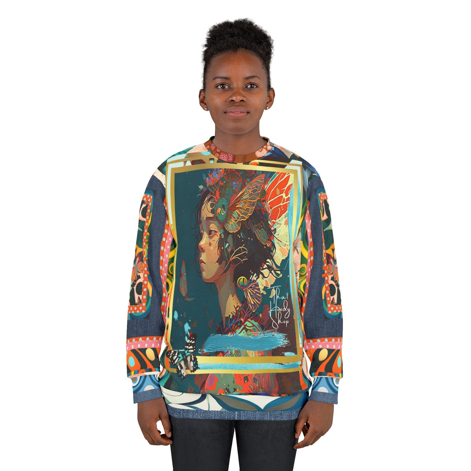 Sudadera unisex Rainbow Fae Girl