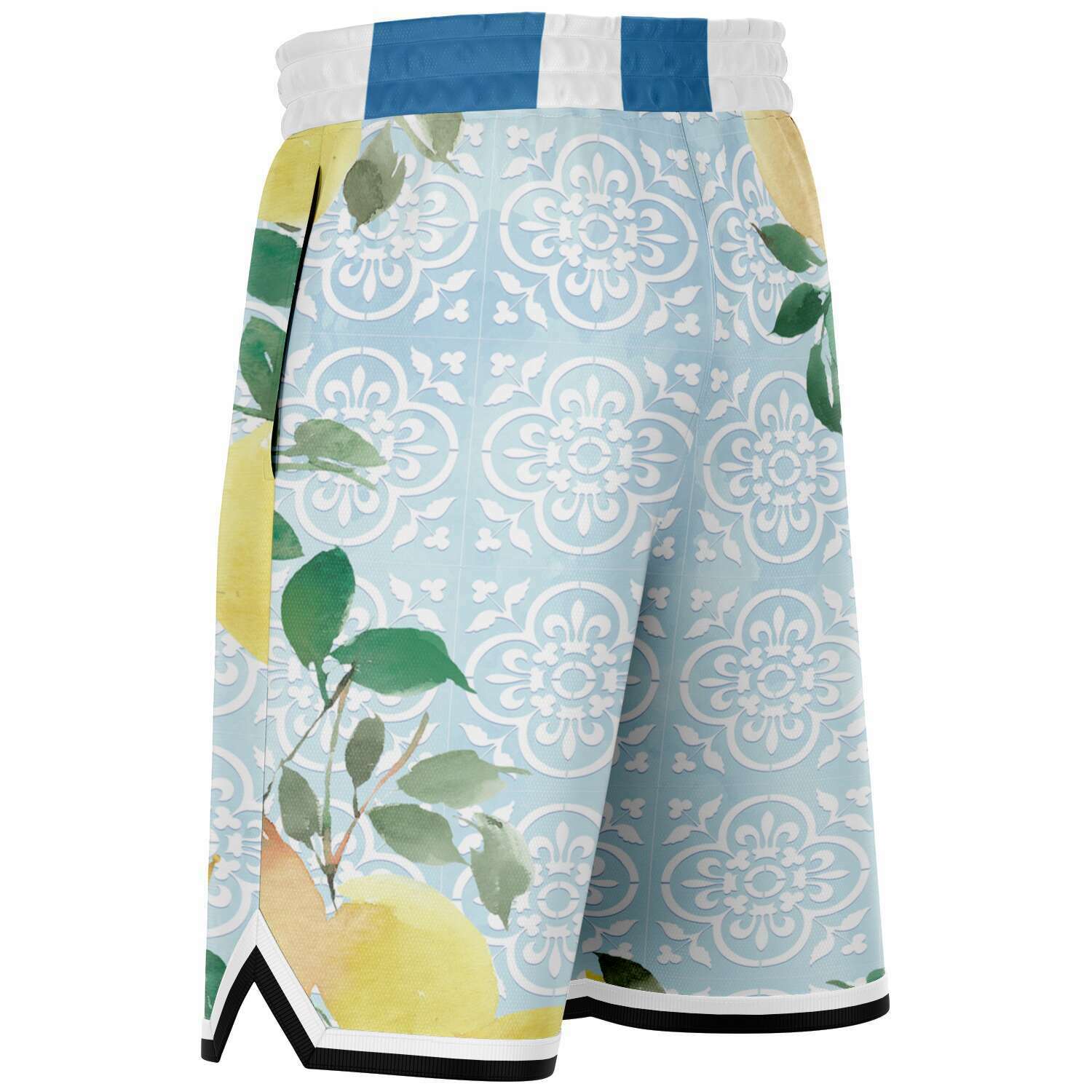 Santorini Tile Basketball Shorts