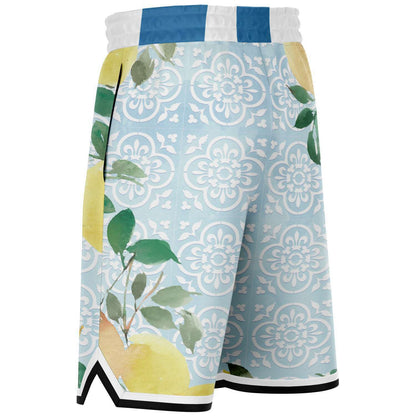 Santorini Tile Basketball Shorts