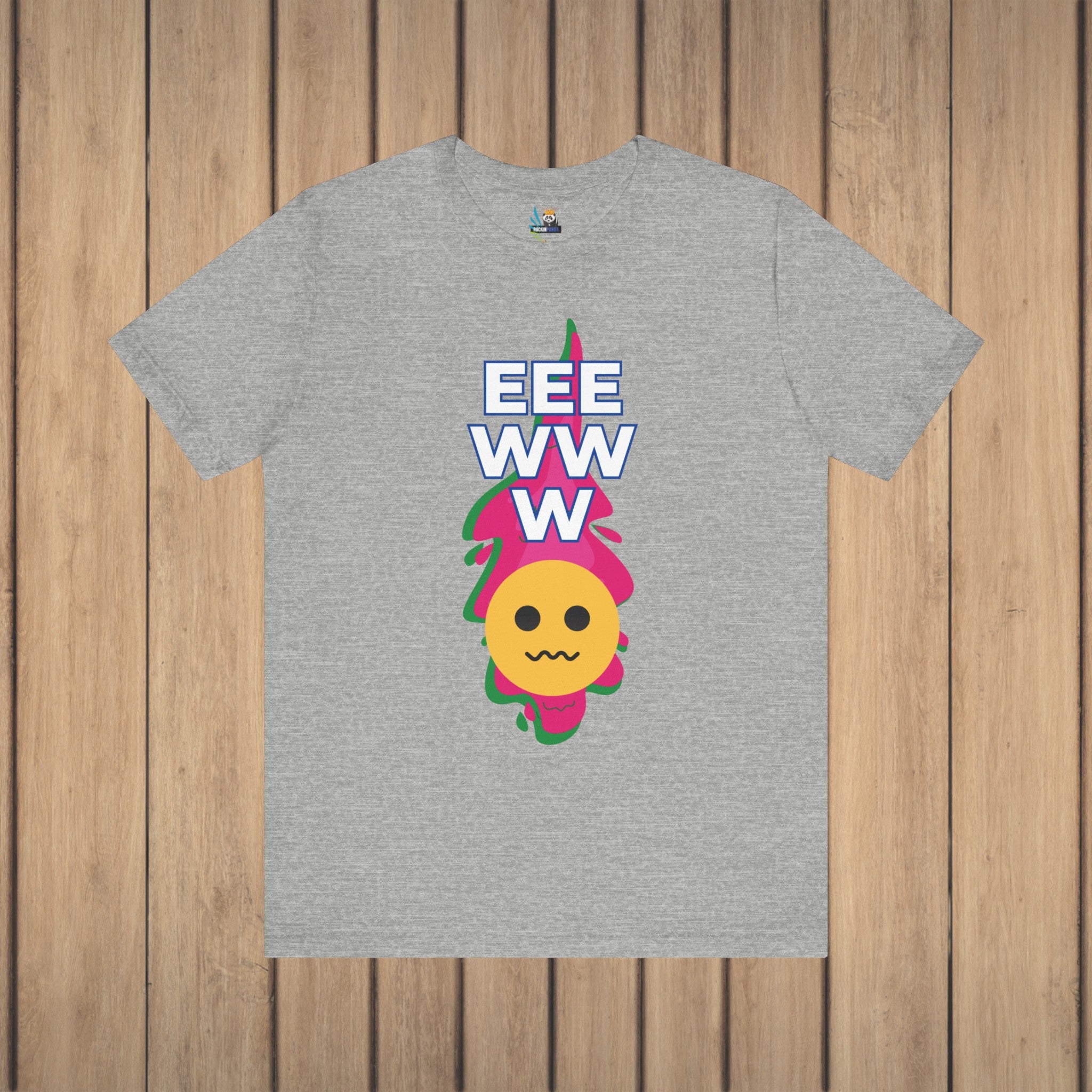 Eeewww Yuck Face Emoji Unisex Short Sleeve Tee