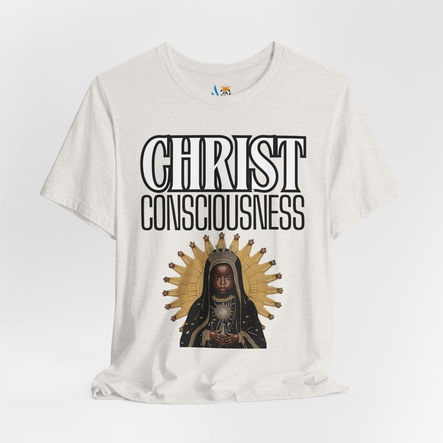 Christ Consciousness - Black Baby Jesus Unisex Short Sleeve Tee