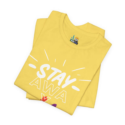 Stay Away Rainbow Hand Unisex Short Sleeve Tee