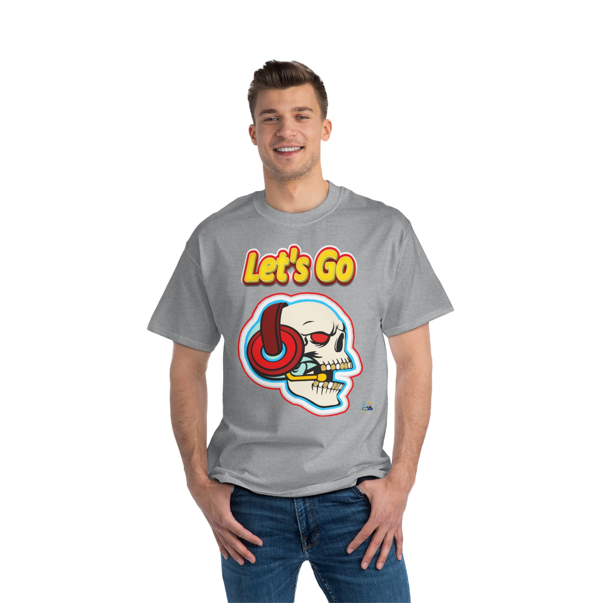 Camiseta de juego unisex de peso pesado Let&