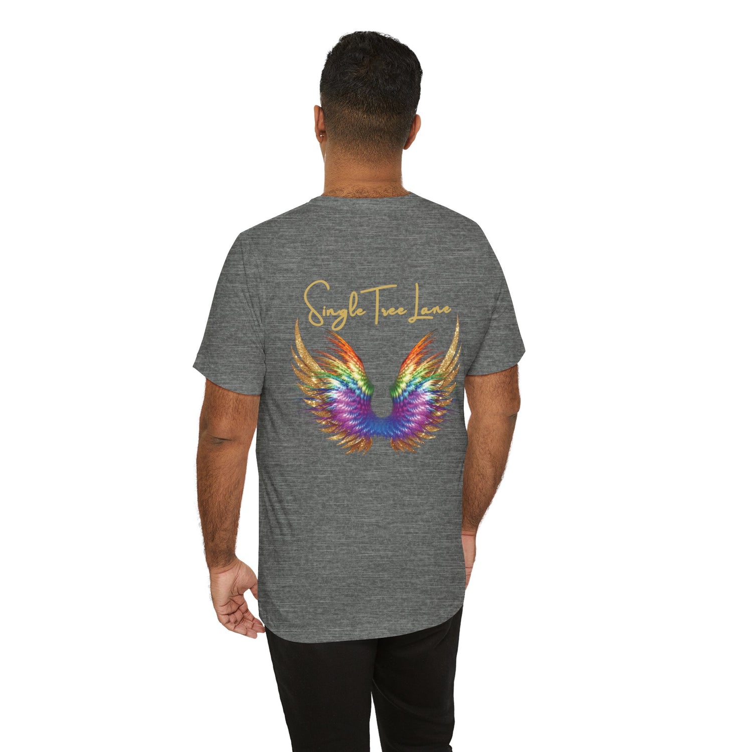 I am Love Angel Wings Short Sleeve Tee