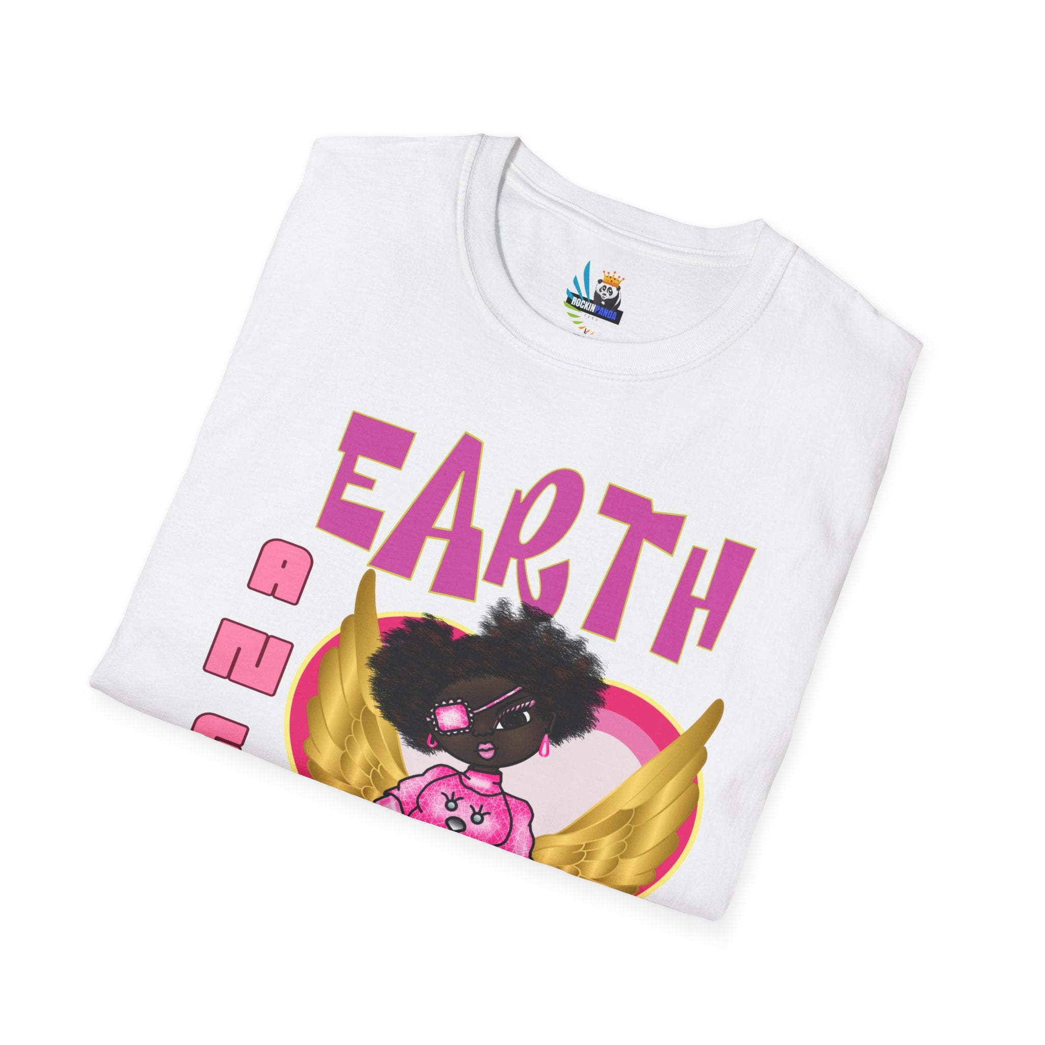 Earth Angel Natural Hair Edition Unisex Softstyle T-Shirt