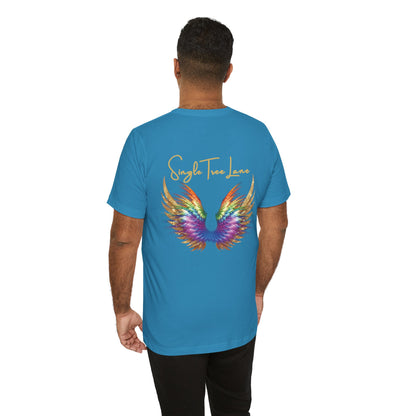 I am Love Angel Wings Short Sleeve Tee