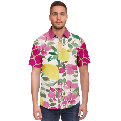 Pink Lemonade S/S Button Down Shirt