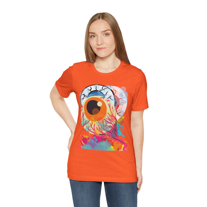 Eyes in Abstract Unisex Short Sleeve Tee