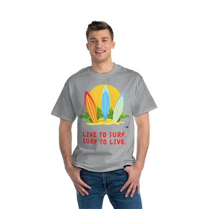 Live to Surf Unisex Heavyweight Tee