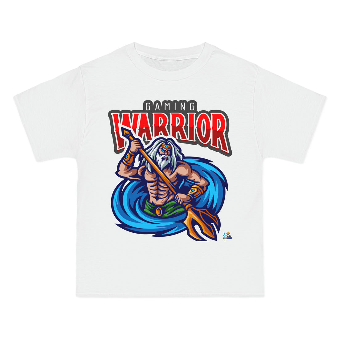 Gaming Warrior God of the Sea Heavyweight Unisex Gaming Tee