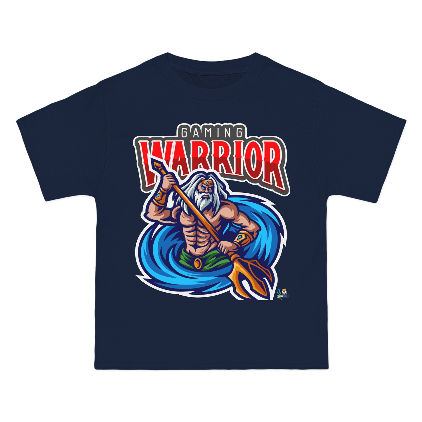 Gaming Warrior Dios del Mar Camiseta de juego unisex de peso pesado