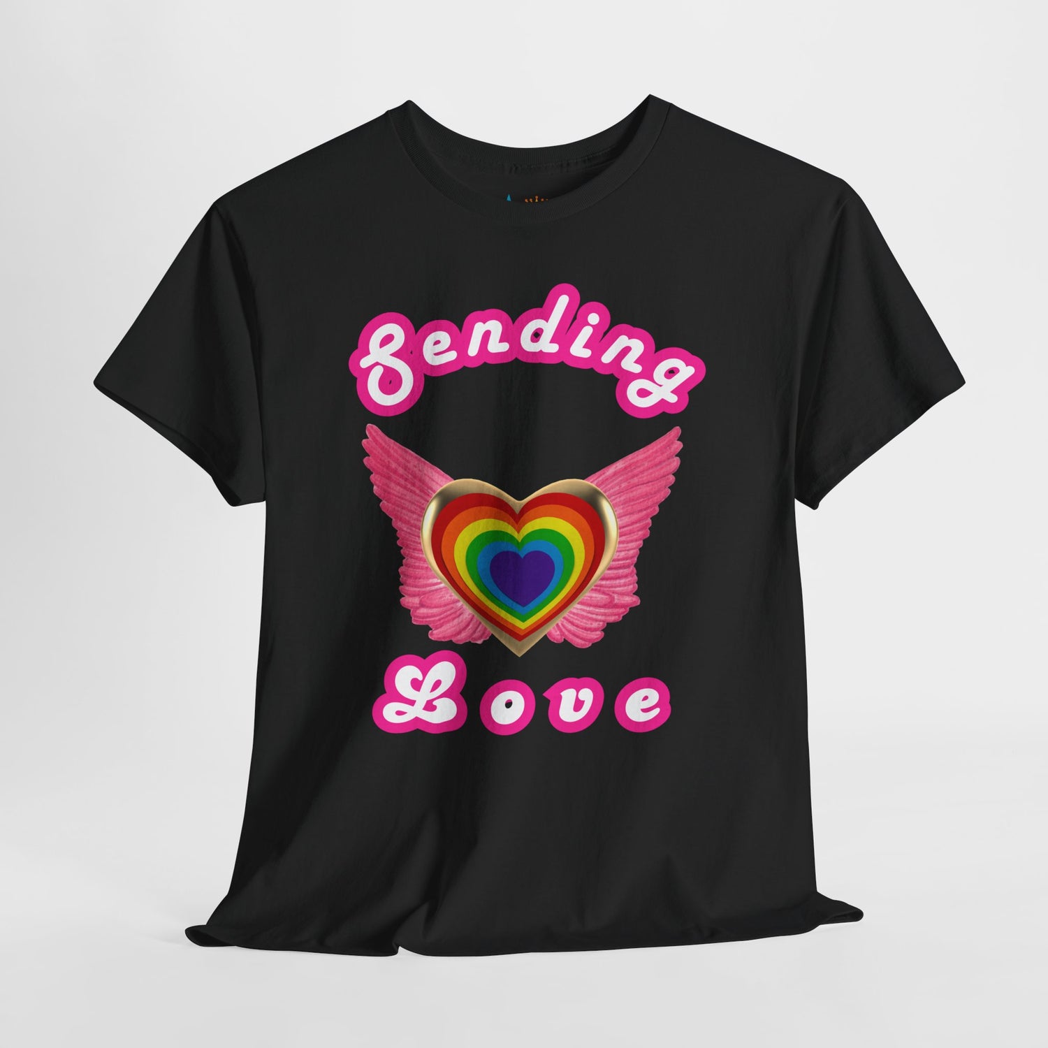 Sending Love Inspirational Heavyweight Unisex Tee