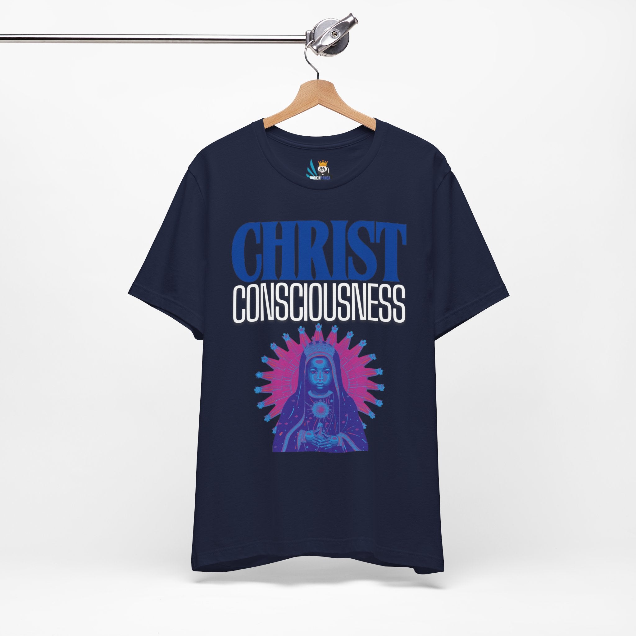 Christ Consciousness - Black Baby Jesus Unisex Short Sleeve Tee