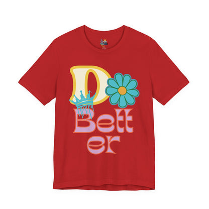 Do Better Hippie Vibe Floral Short Sleeve Tee