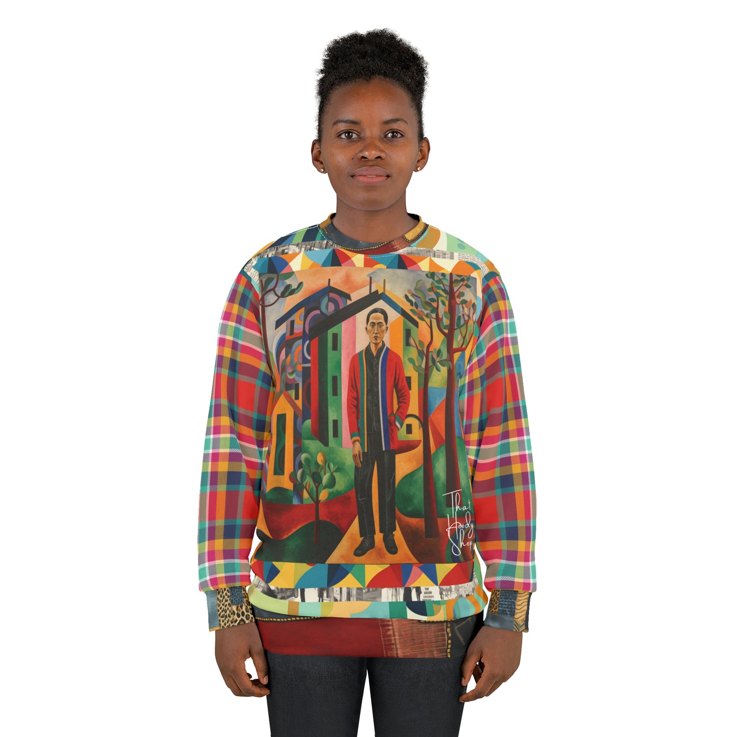 Man of Leisure Print Unisex Sweatshirt