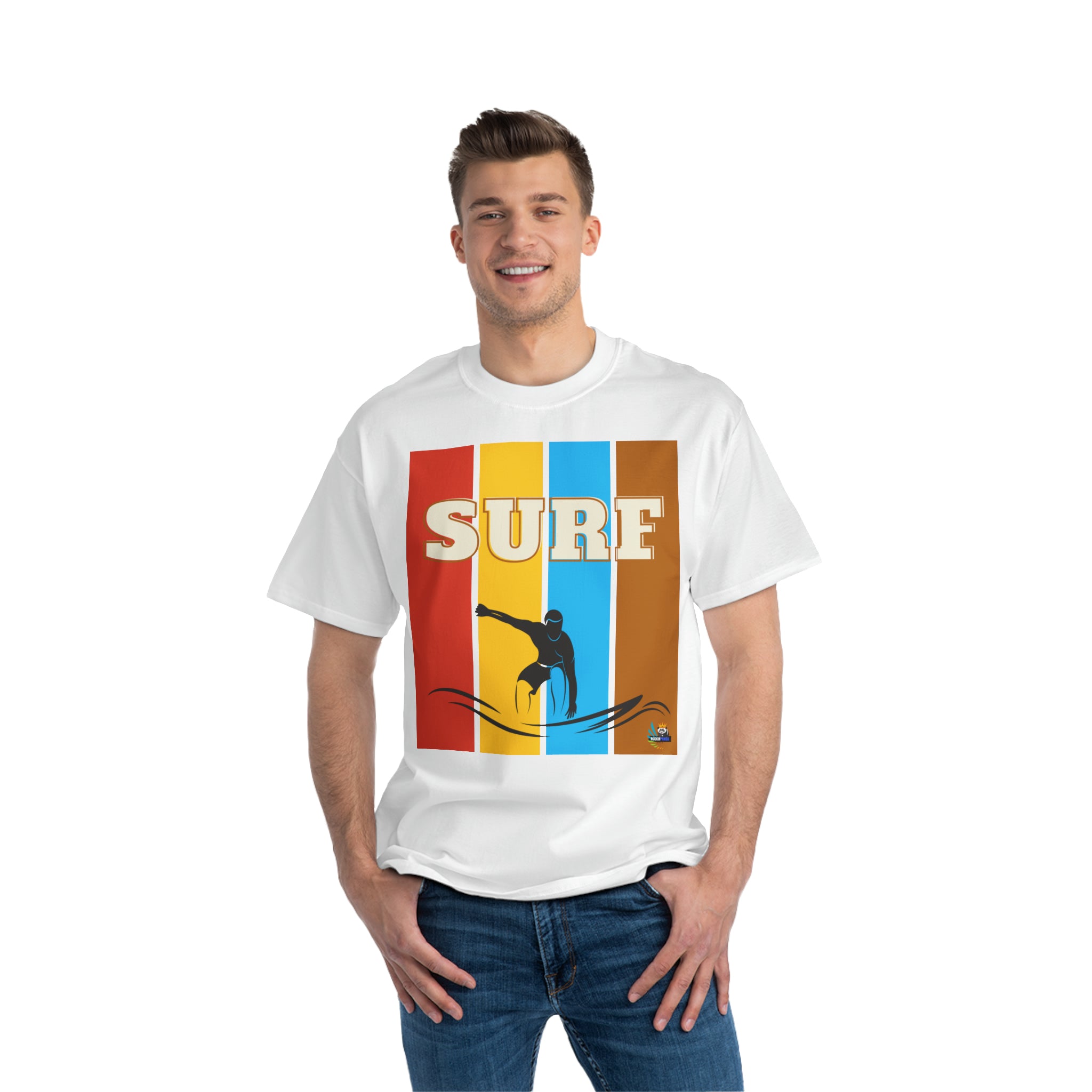 Surf is Life Camiseta pesada edición Surfer Boy