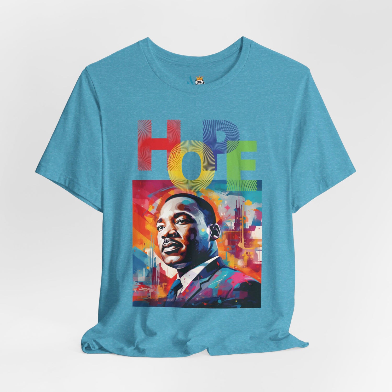 MLK Jr Hope Graffiti Art Unisex Short Sleeve Tee