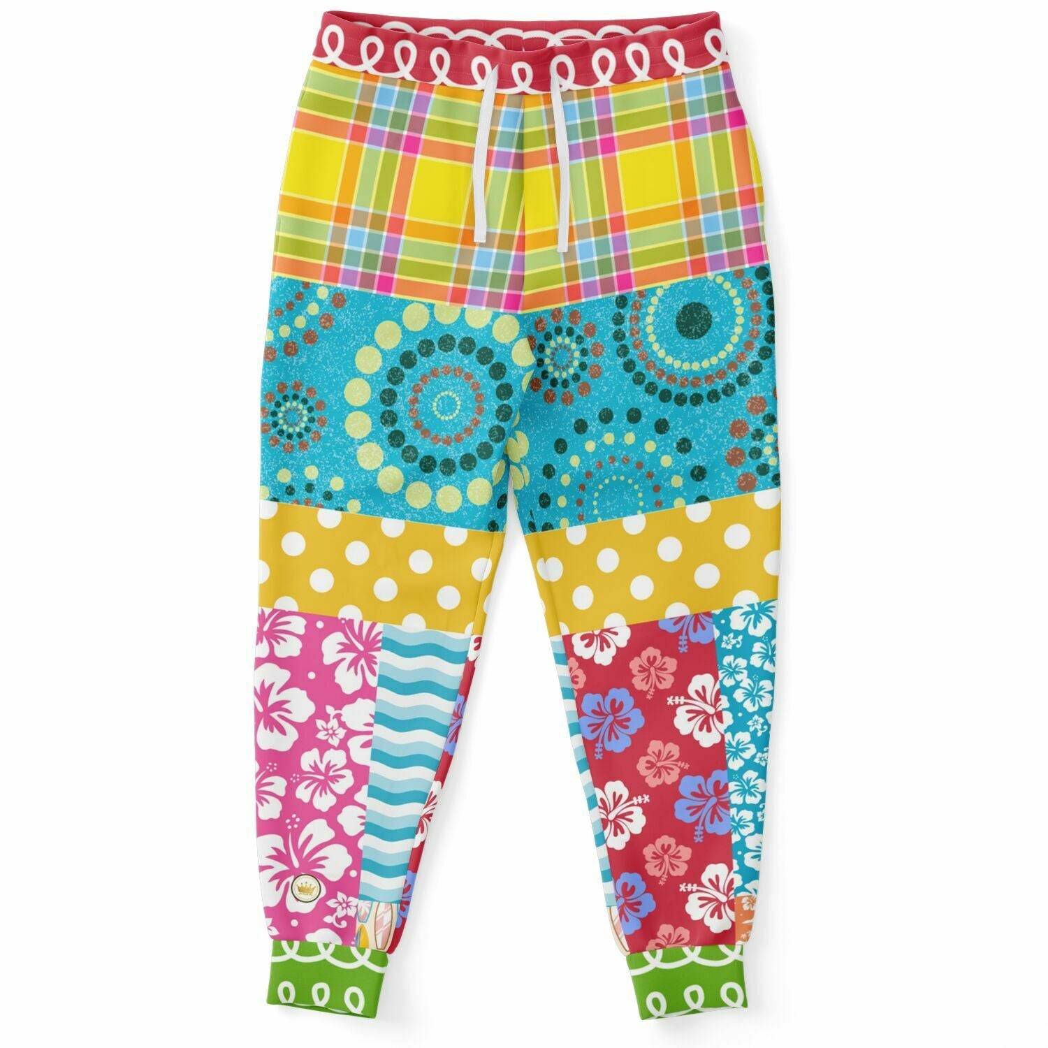 Maui Waui Squiggly Hawaiian Eco-Poly Joggers unisex 