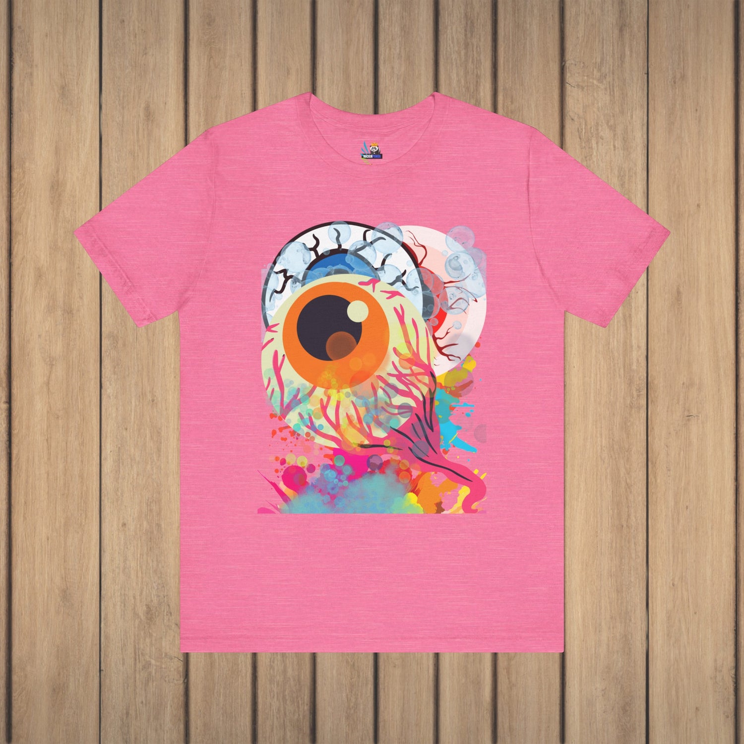 Eyes in Abstract Unisex Short Sleeve Tee