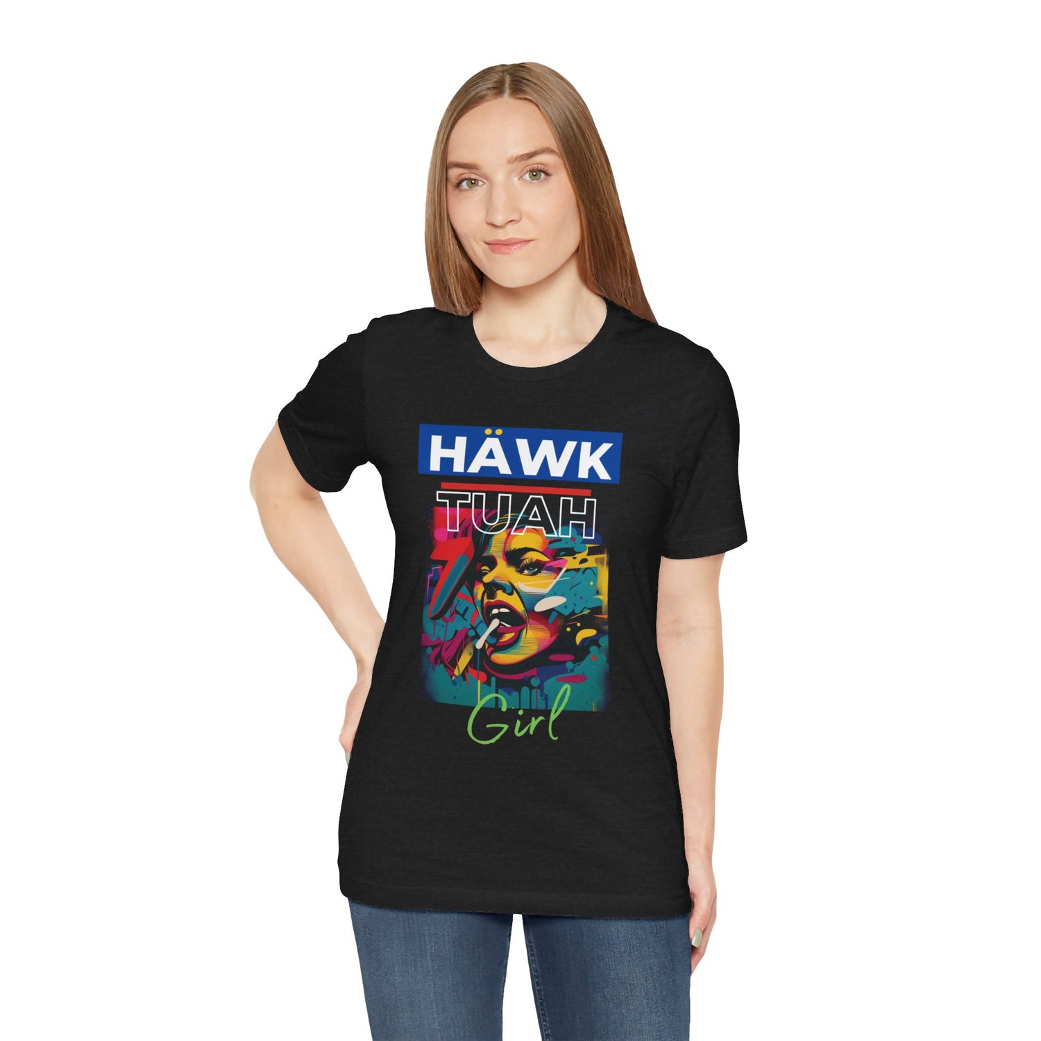 Hawk Tuah Girl Unisex Short Sleeve Tee