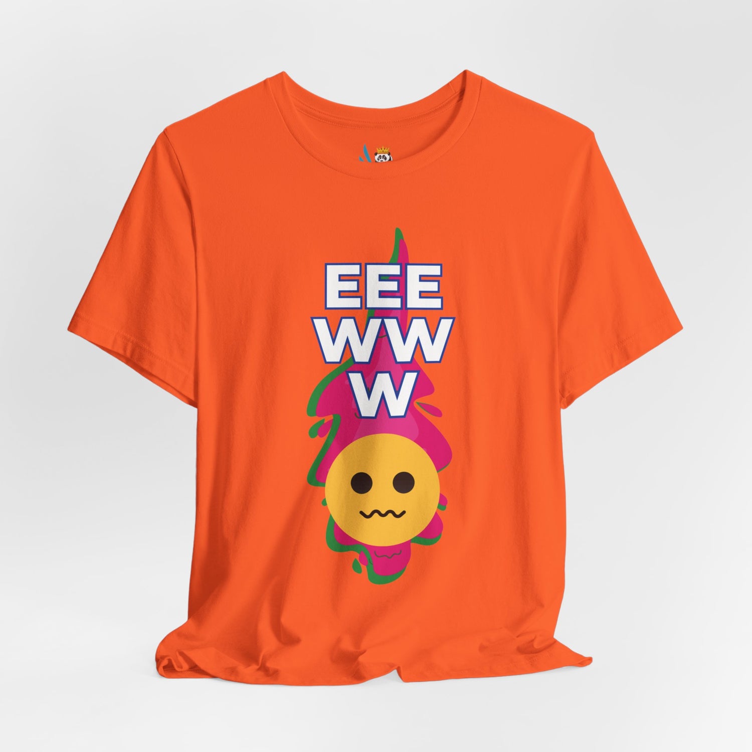 Eeewww Yuck Face Emoji Unisex Short Sleeve Tee