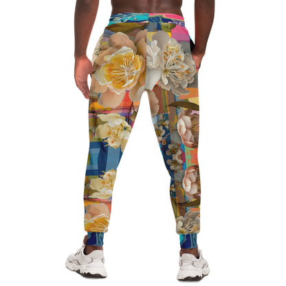 Archangel Remiel Angel Floral Patchwork Eco-Poly Unisex Joggers