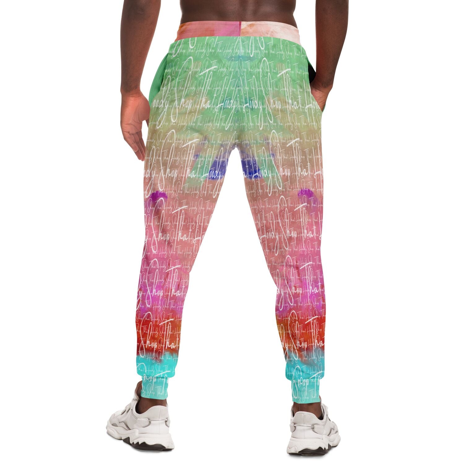 Colors of Brazil Abstract Rainbow THS Signature Eco-Poly Unisex Joggers