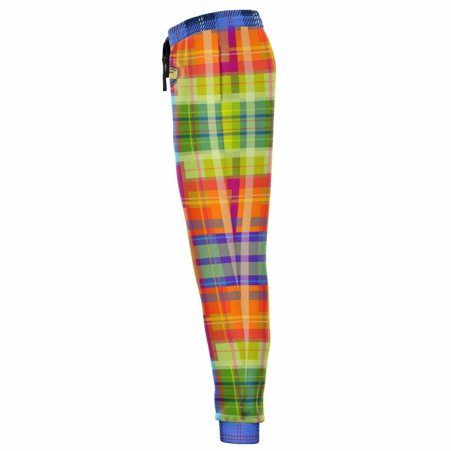 Creole Queen Bright Madras Plaid Eco-Poly Unisex Joggers