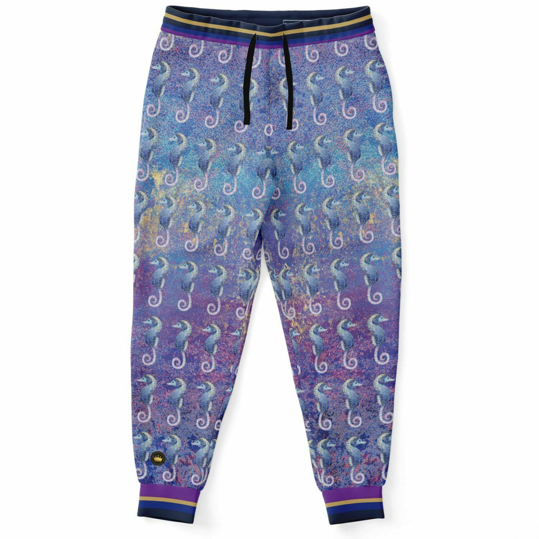 Joggers unisex de poliéster ecológico Jubilee Seahorse Purple Fusion 