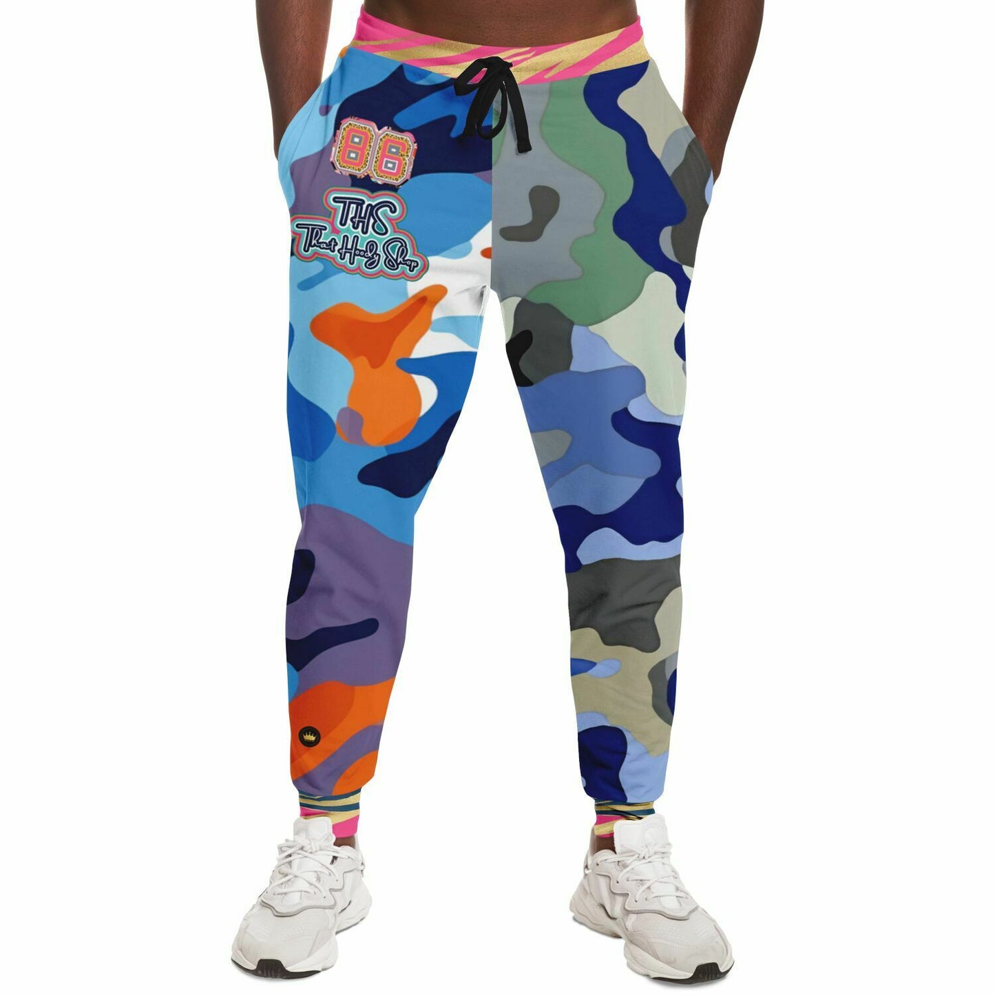 Life is a Circus Camo Duo Zebra Eco-Poly Unisex Joggers