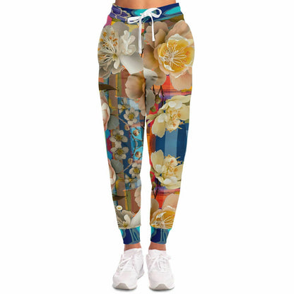 Archangel Remiel Angel Floral Patchwork Eco-Poly Unisex Joggers