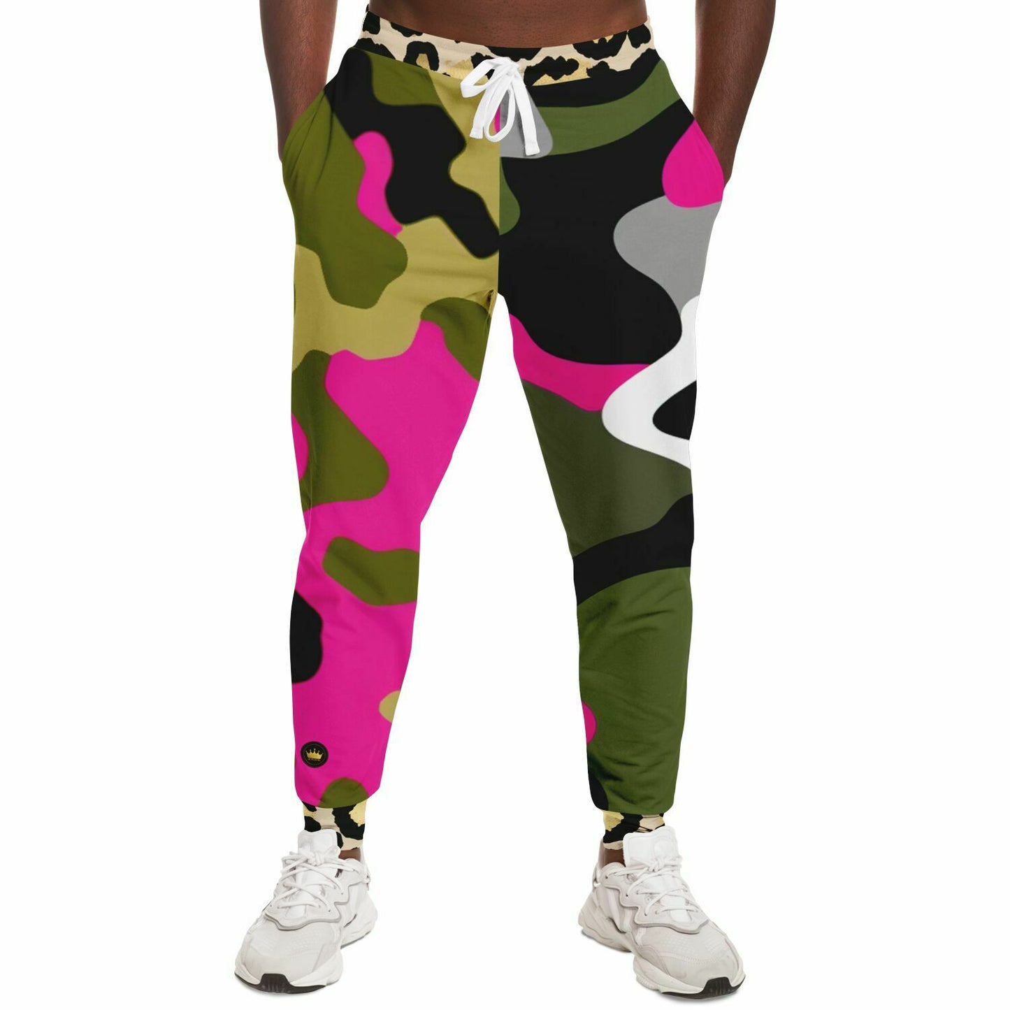 West Hollywood Pink Eco-Poly Camo Unisex Joggers