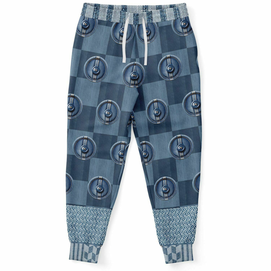 Joggers unisex de poliéster ecológico Denim Junction 