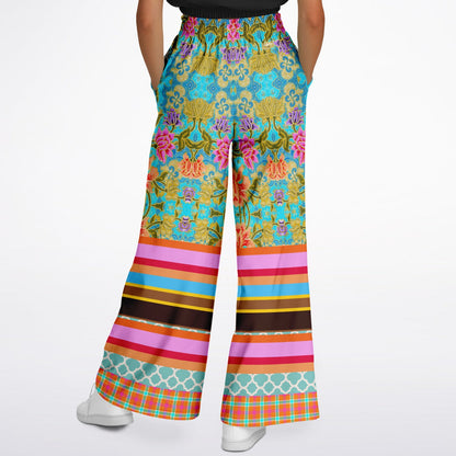 Age of Aquarius Rugby Stripe Eco-Poly Wide Leg Pants